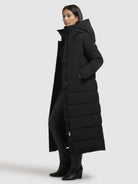 khujo-coat-claresse-black image 2
