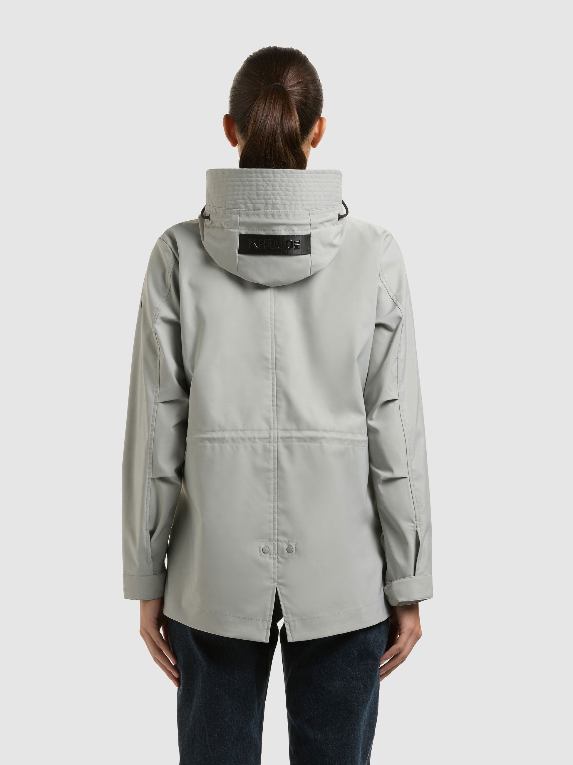 khujo-jacke-sang2-damen-regenjacke-cloud-green image 3