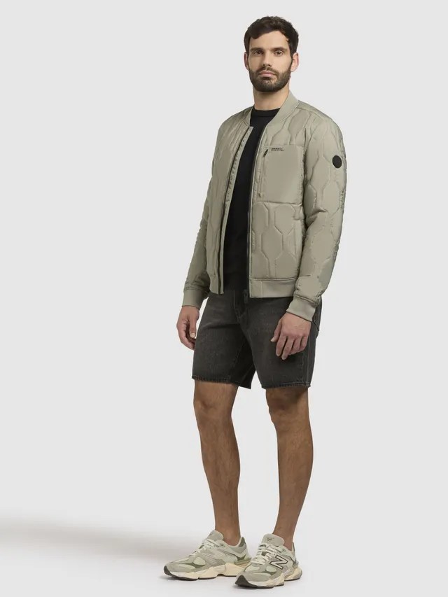 khujo-jacke-rason-graugr-n-steppjacke-h-ftlang-mit-brusttasche image 1