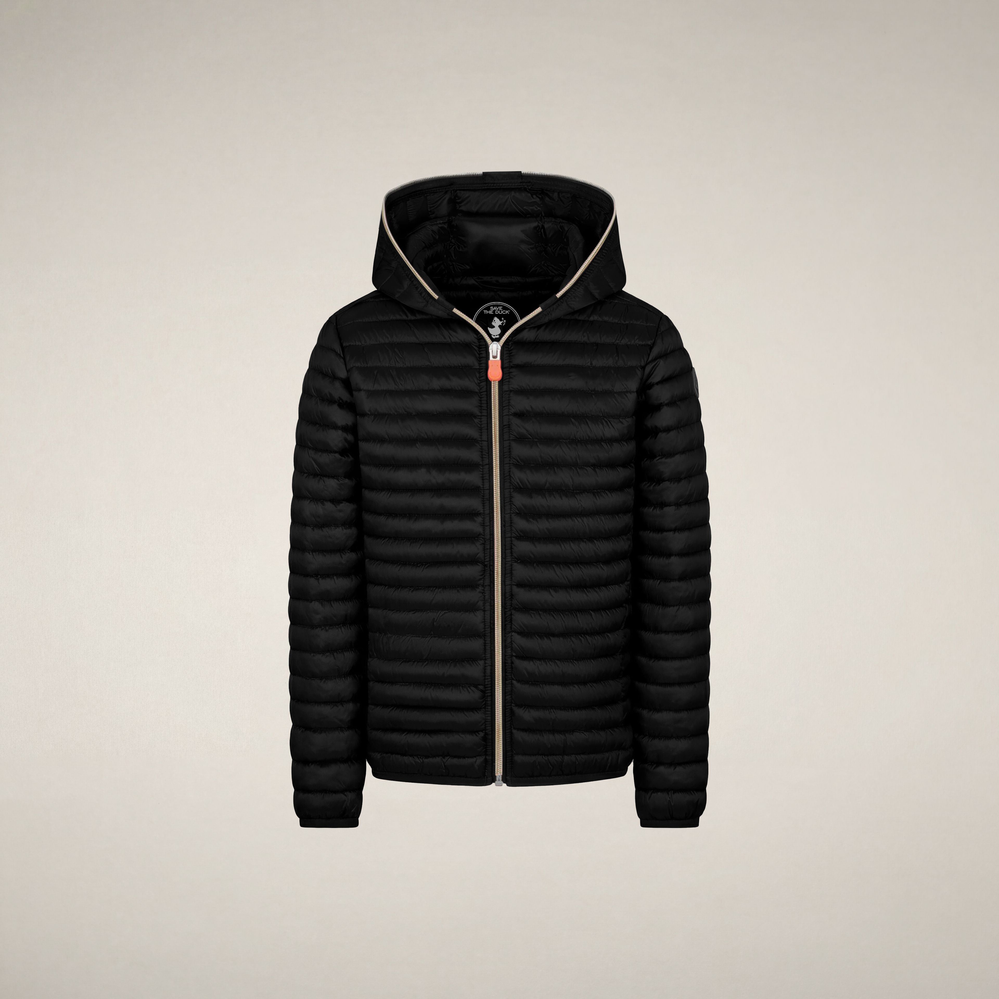 save-the-duck-rosy-m-dchen-pufferjacke-mit-kapuze-schwarz image 1