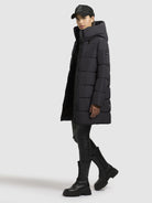 khujo-mantel-phia-dunkelgrau-wattierter-wintermantel-loose-fit image 2