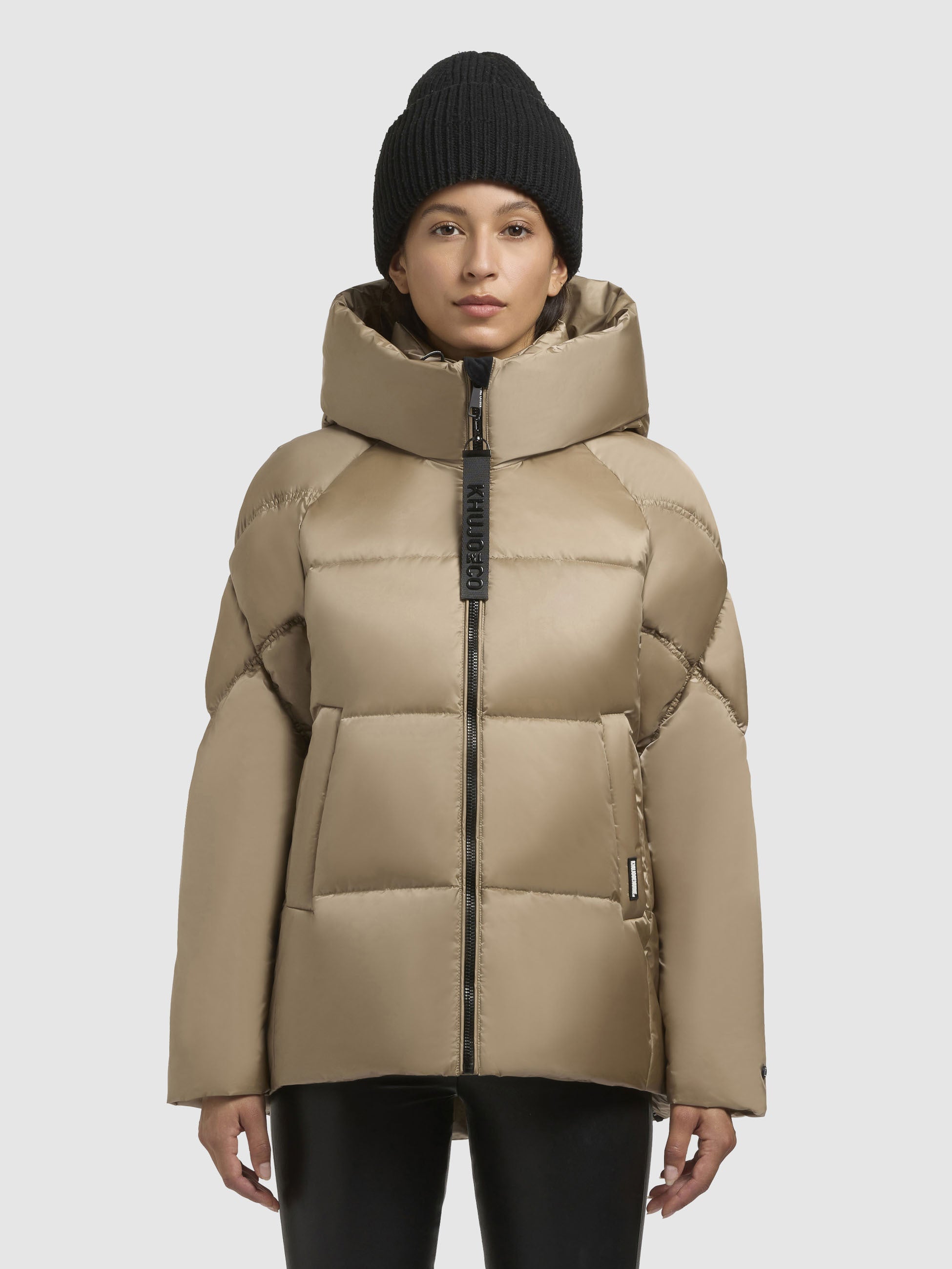 khujo-jacke-isett-sand-damen-steppjacke-h-ftlang-gl-nzend-regular-fit image 4