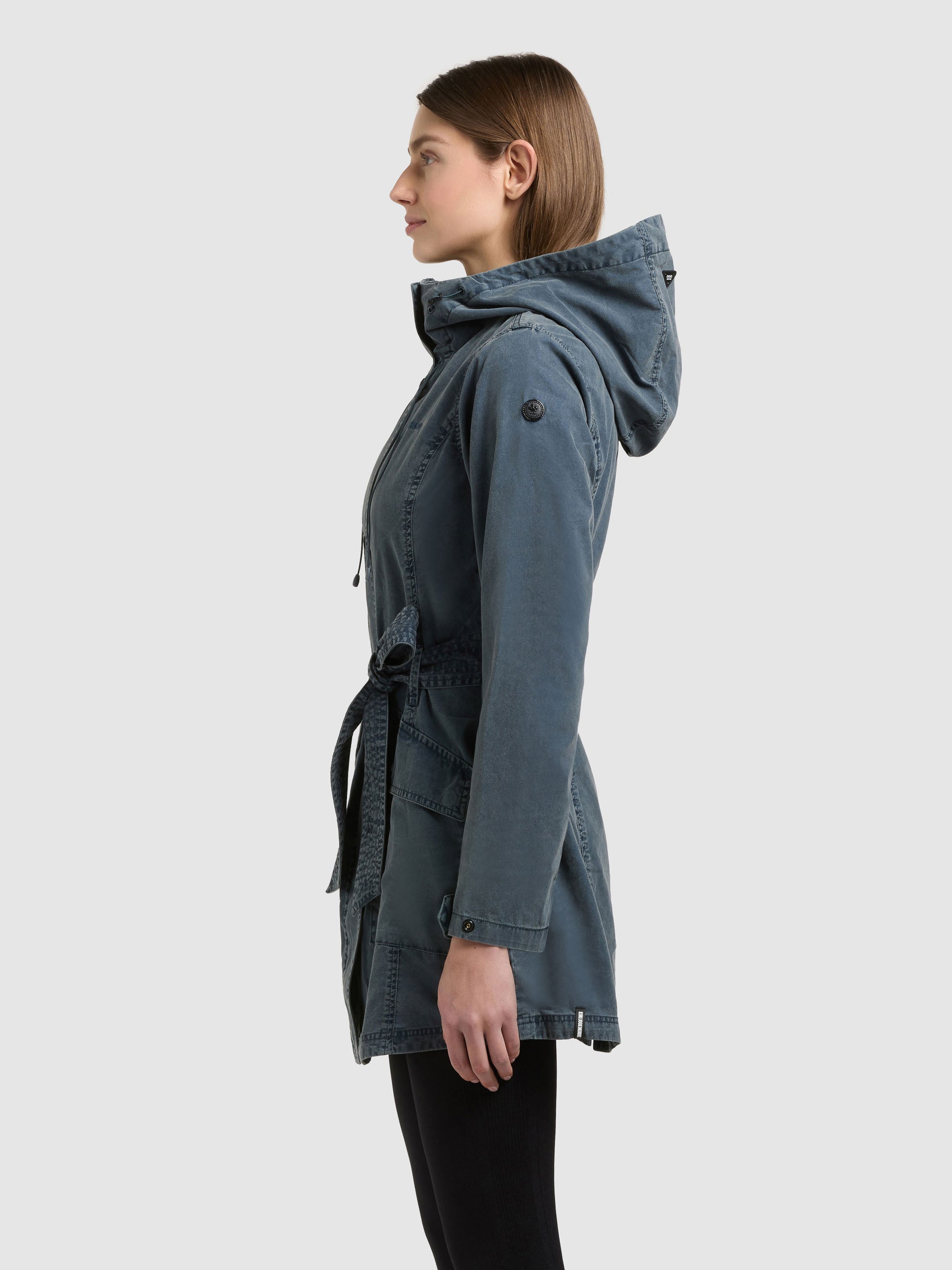 khujo-prea-damen-sommerparka-atlantic-blue-trenchcoat-parka-mit-g-rtel image 5