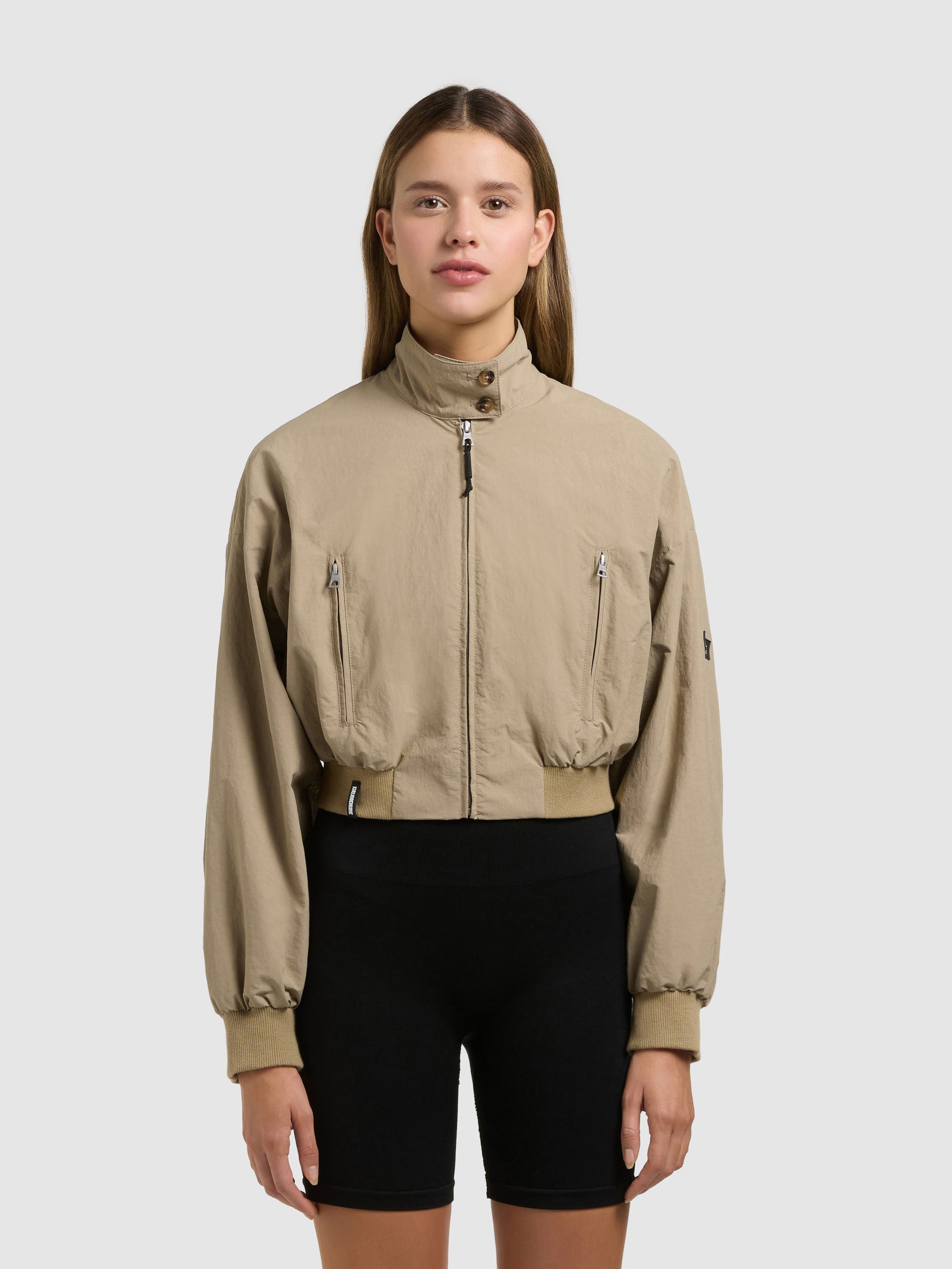 khujo-jacke-marta-with-bag-beige-kurzer-damen-blouson-mit-tasche image 4