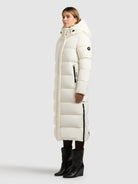 khujo-mantel-dote2-luna-white-wadenlanger-damen-steppmantel-regular-fit image 5