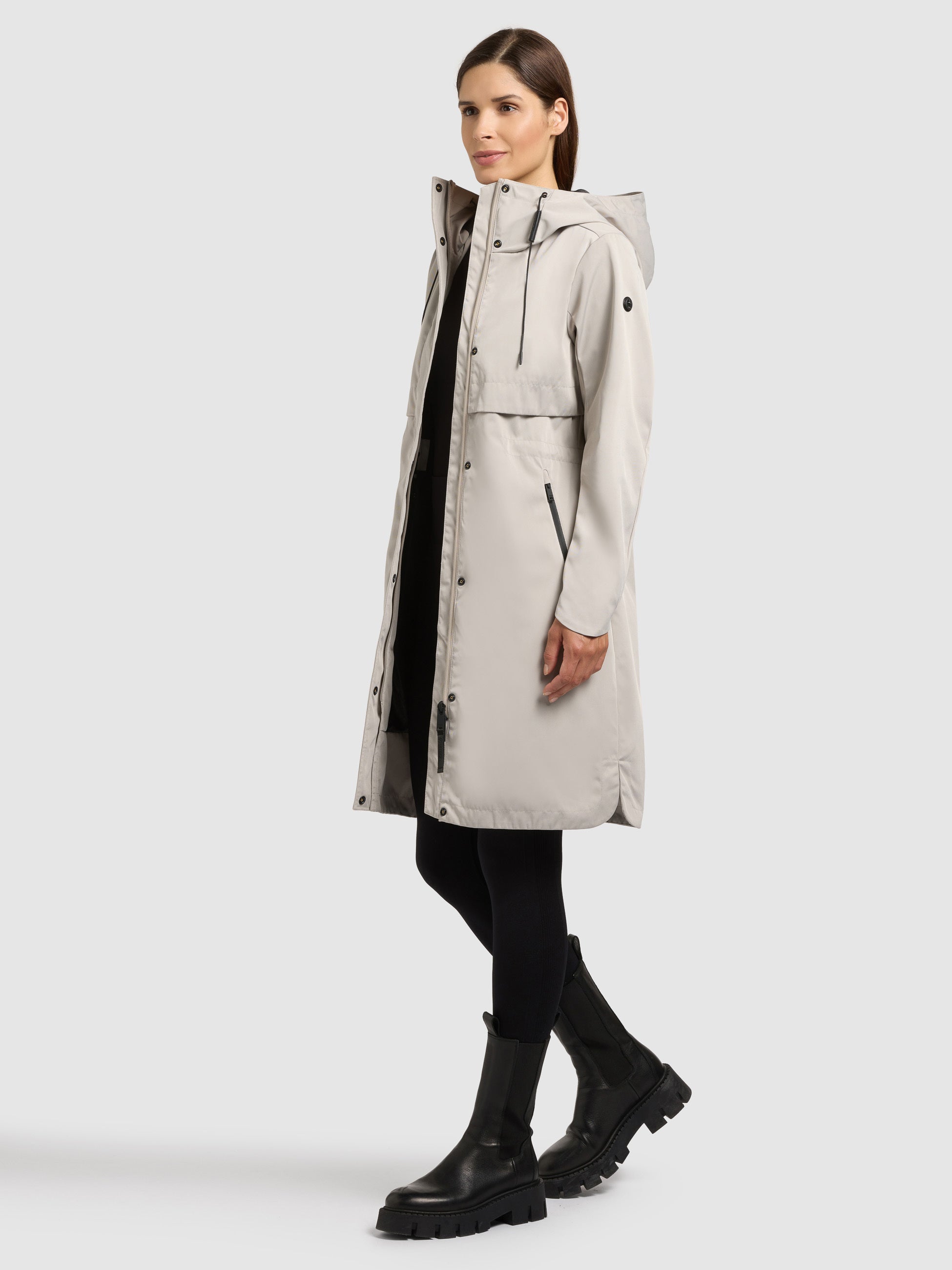 khujo-mantel-manao2-bone-beige-leichter-sommerparka-bergangsmantel image 2