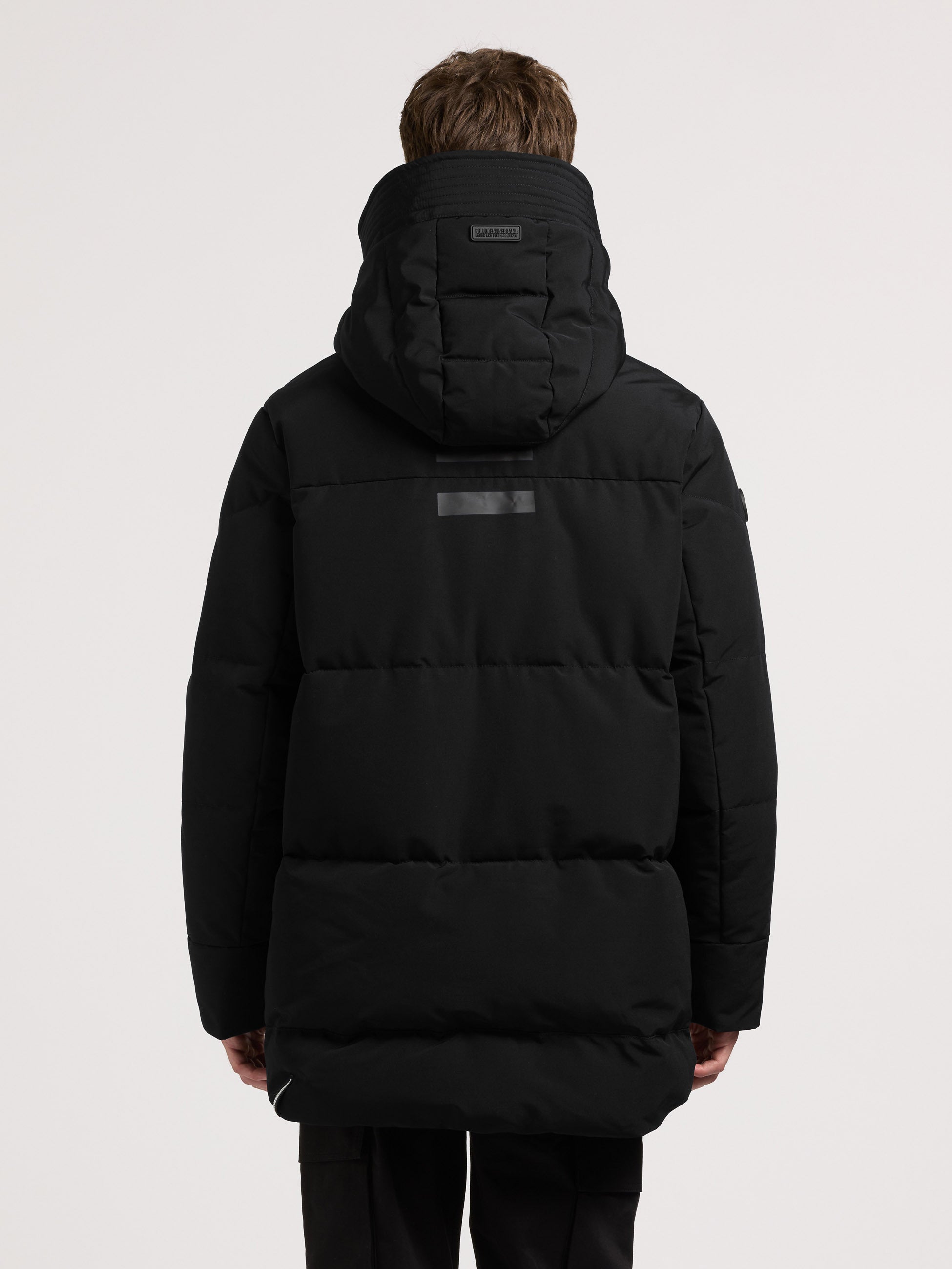 khujo-jacke-kanf2-black-steppjacke-mit-kapuze-und-verl-ngertem-r-cken image 3