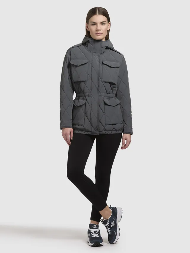 khujo-jacke-alimina-blaugrau-leichte-steppjacke-mit-kapuze image 1