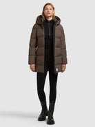 khujo-jacke-tanare3-damen-steppjacke-in-dull-green image 6