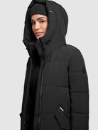 khujo-coat-dairi-black-damen-steppmantel-knielang image 7