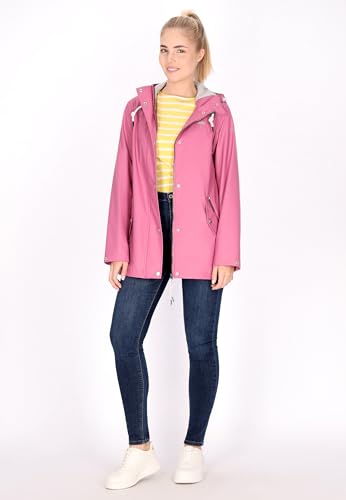 schmuddelwedda-damen-regenjacke-mit-kapuze-und-druckknopfleiste image 6