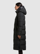 khujo-velia-damen-mantel-black-warm-wattierter-wintermantel image 5