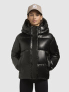 khujo-jacke-devina-shiny-damen-steppjacke-dunkelgrau image 4