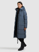 khujo-coat-nalu-dim-blue-knielanger-steppmantel-f-r-damen image 2