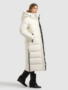 khujo-mantel-dote2-luna-white-wadenlanger-damen-steppmantel-regular-fit image 6