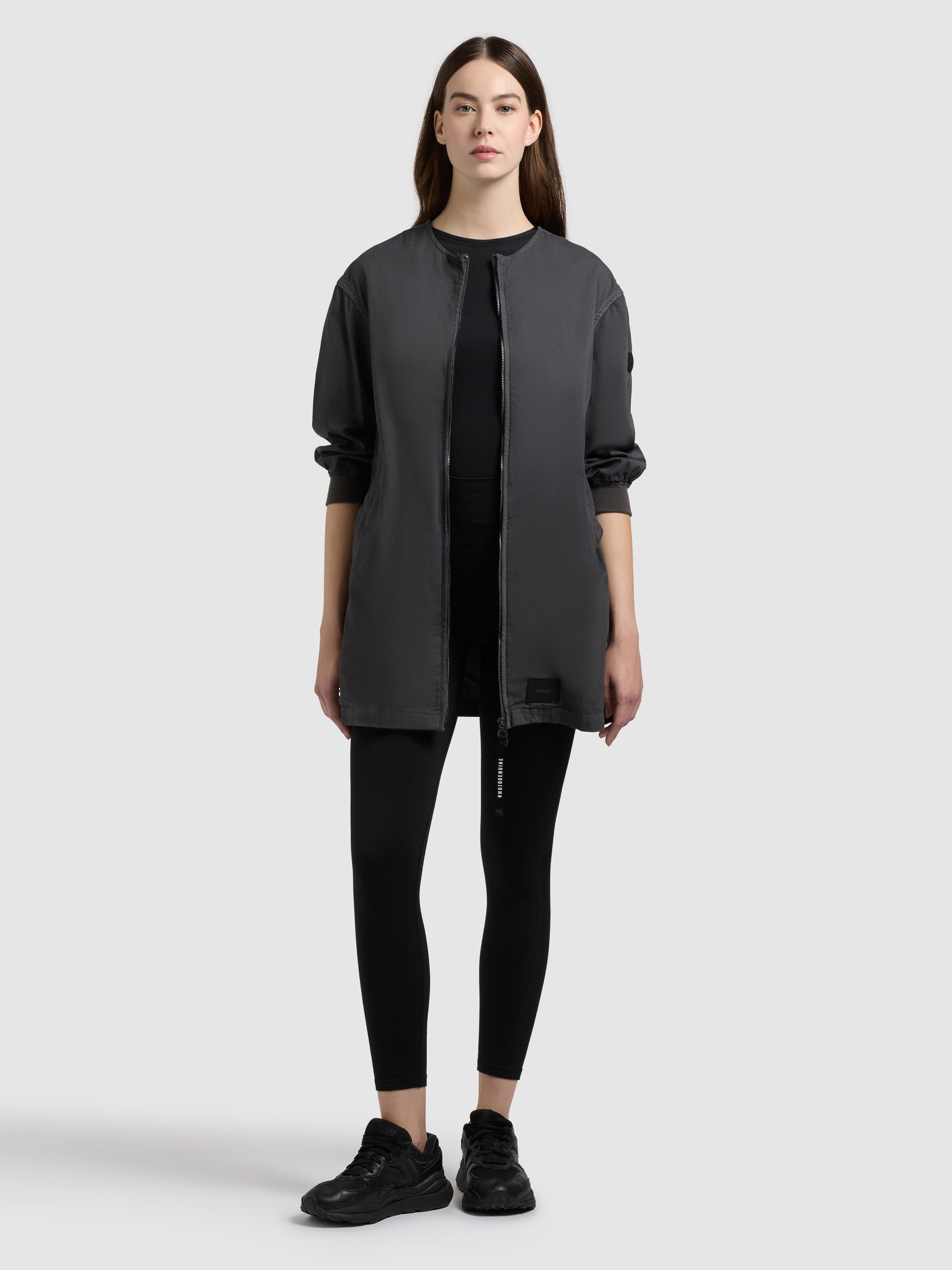 khujo-mantel-jayla-slate-grey-sommermantel-damen-aus-baumwoll-twill image 4