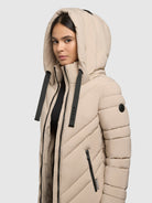 khujo-taby-steppmantel-macaroon-beige-damen-kurzmantel-mit-kapuze image 7