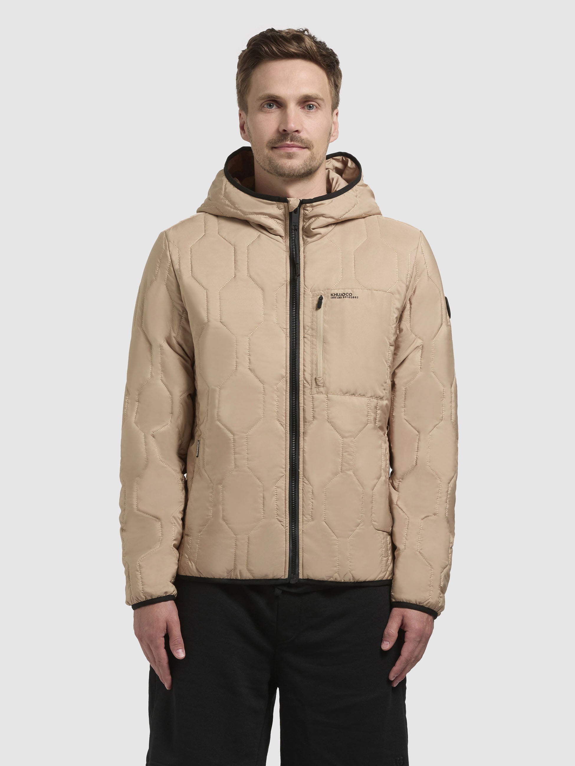 khujo-jacke-rhein-kamel-h-ftlange-damen-steppjacke-wabenstepp image 4