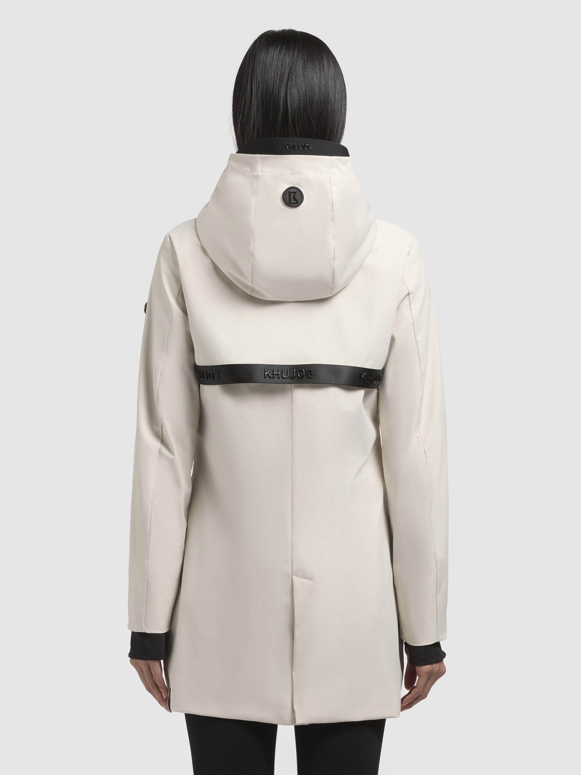 khujo-jacke-izaf3-naturwei-wasserabweisende-sommerjacke-mit-kapuze image 3