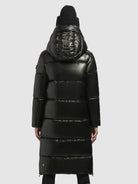 khujo-coat-rachel-shiny-dark-green-steppmantel-damen-knielang-regular-fit image 3