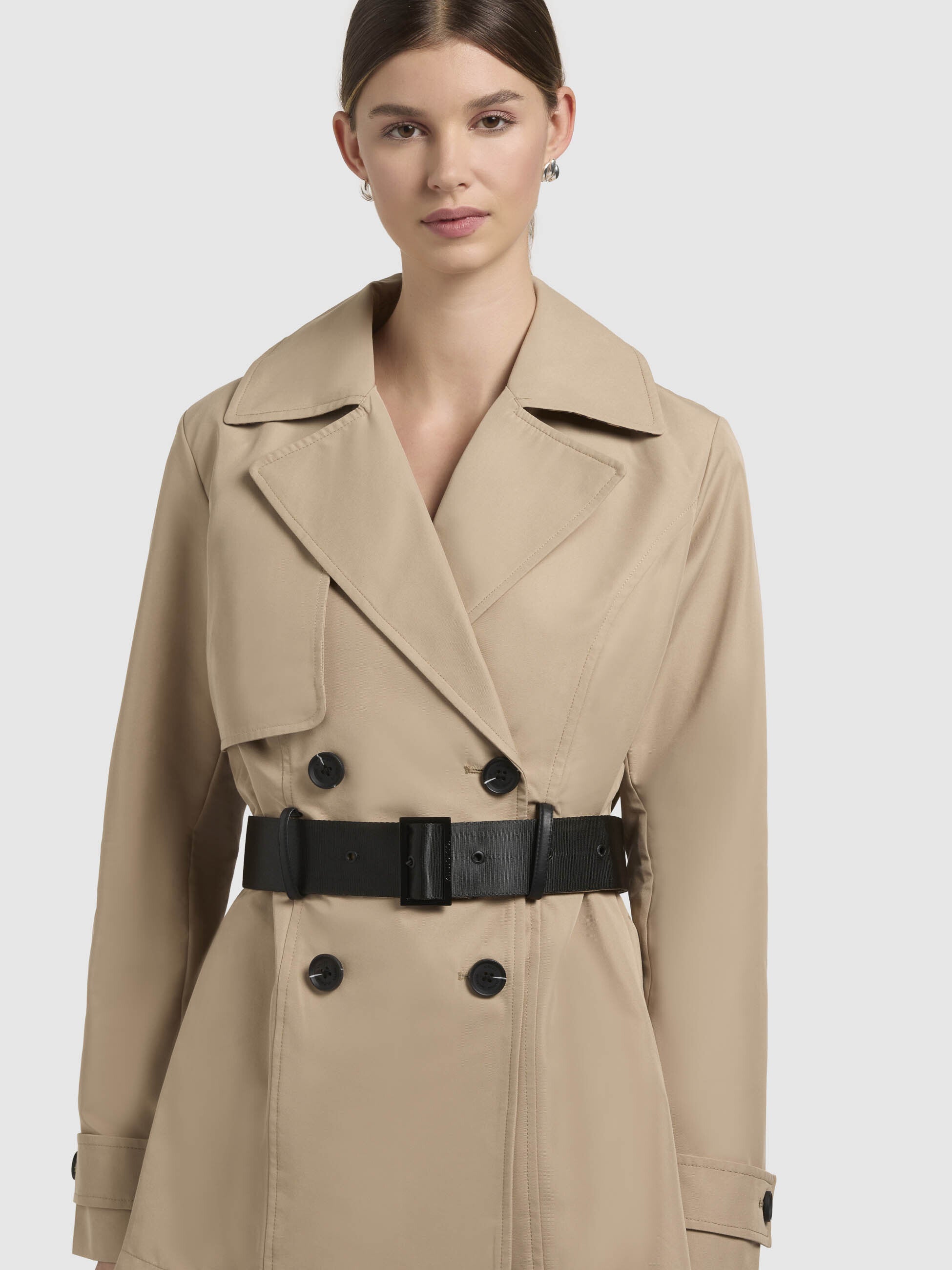 khujo-jacke-liane-sand-kurzmantel-mit-g-rtel image 7