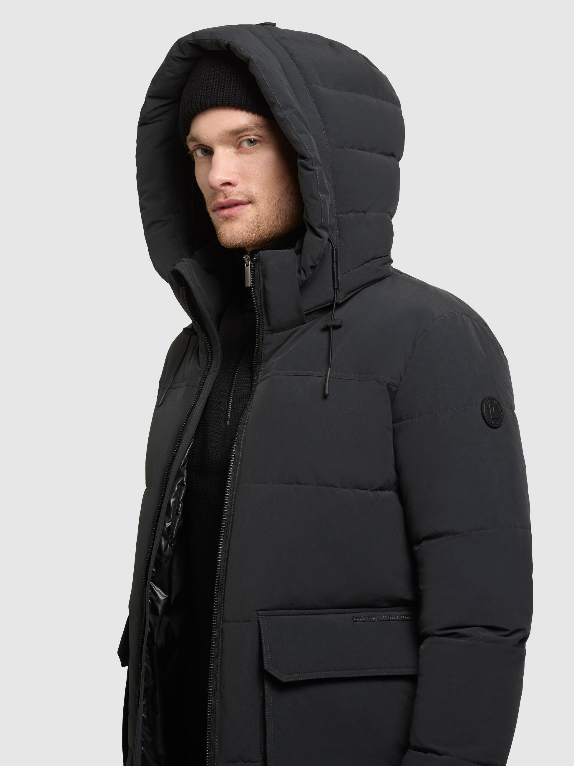 khujo-jacke-caspar-obrage-grey-h-ftlange-winterjacke-mit-abnehmbarer-kapuze image 8