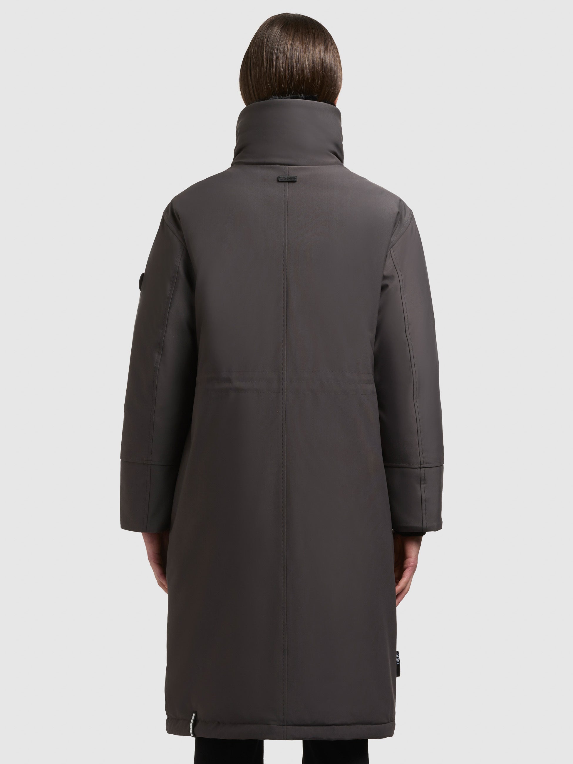 khujo-mantel-collie-winter-grey-knielanger-damen-steppmantel image 3