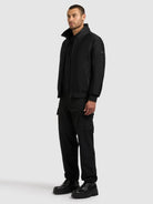 khujo-jacke-ginster-black-damen-blouson-mit-teddyfleece image 6