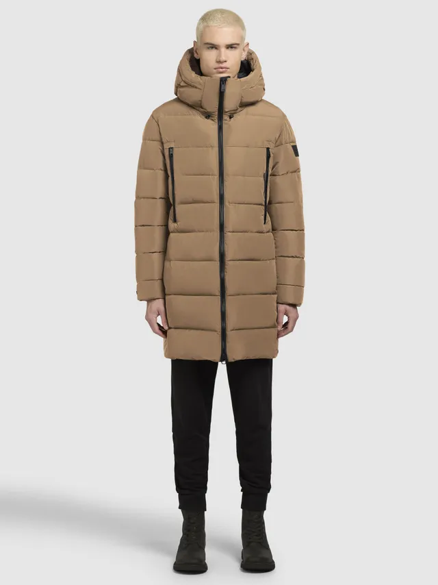 khujo-mantel-unker-hellbraun-gesteppter-parka-loose-fit image 1