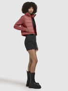 khujo-jacke-lival-rostrot-cropped-steppjacke-slim-fit image 6