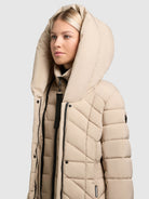 khujo-laio-2in1-damen-mantel-macaroon-beige-steppmantel-mit-herausnehmbarem-eins image 7