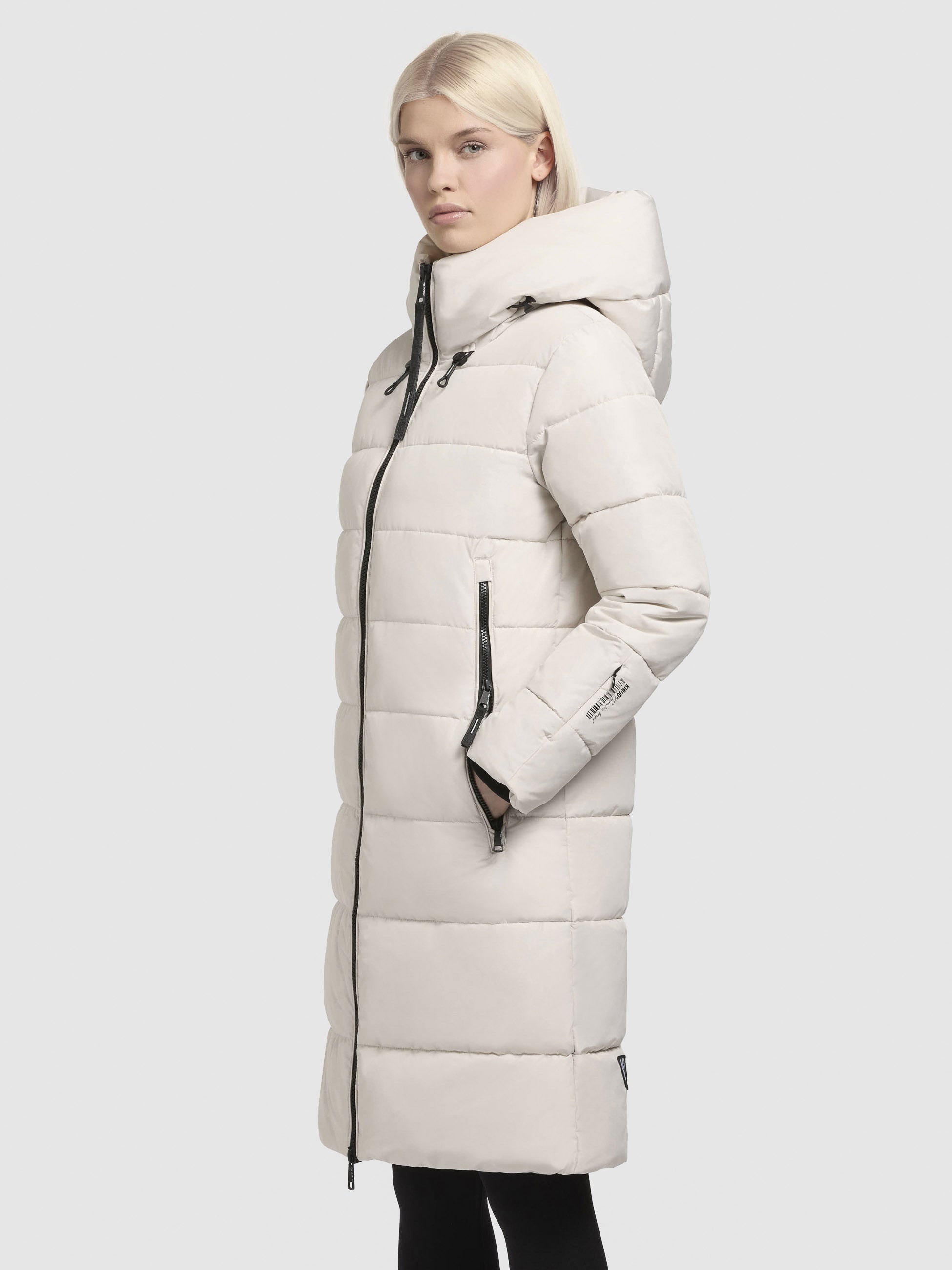 khujo-mantel-jilias5-cremewei-lange-stepp-winterjacke-mit-kapuze image 5