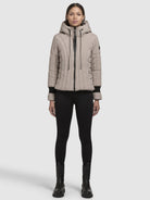 khujo-omni-steppjacke-gray-beige-cropped image 2