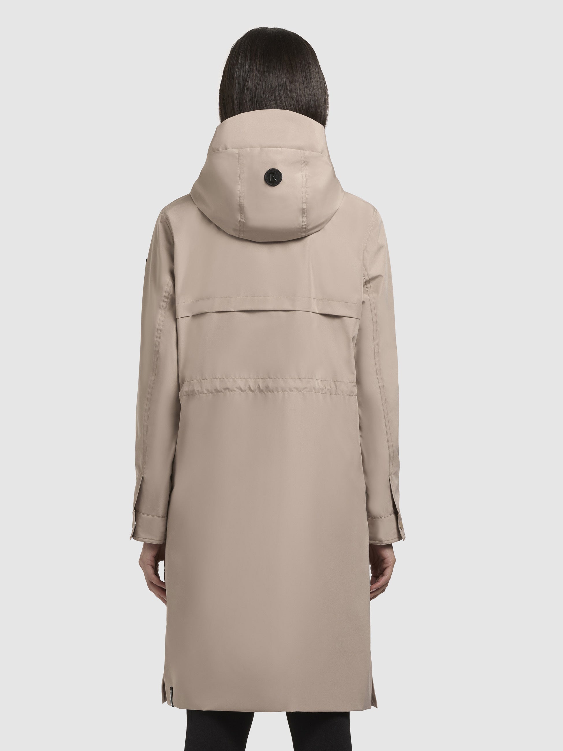 khujo-mantel-dipa-beige-damen-kurzmantel-ultraleicht image 3
