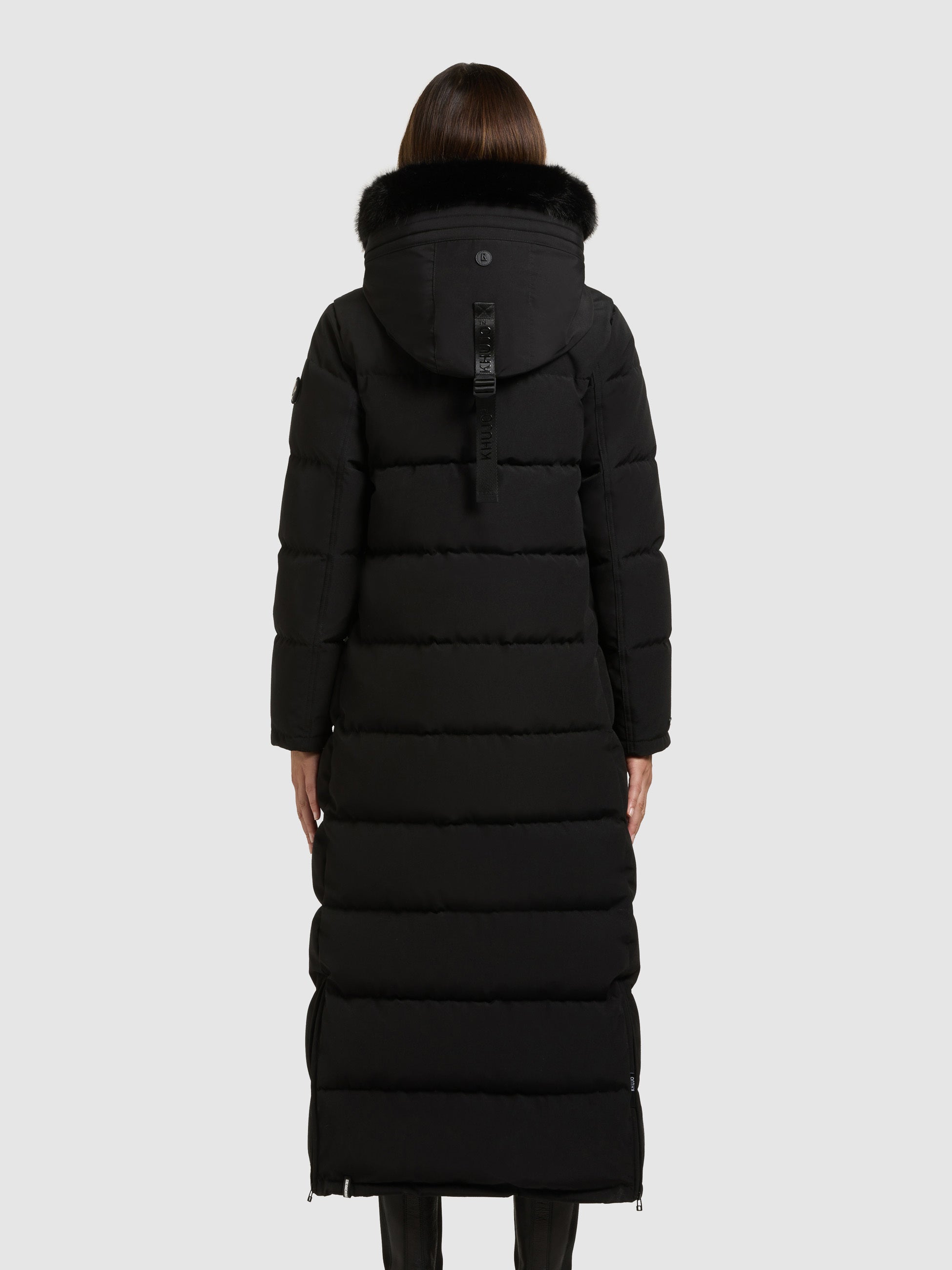 khujo-mantel-edem2-black-wadenlanger-damen-steppmantel-mit-kunstfell-2 image 3