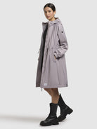 khujo-mantel-tuuli-graulila-knielanger-windbreaker-loose-fit image 2