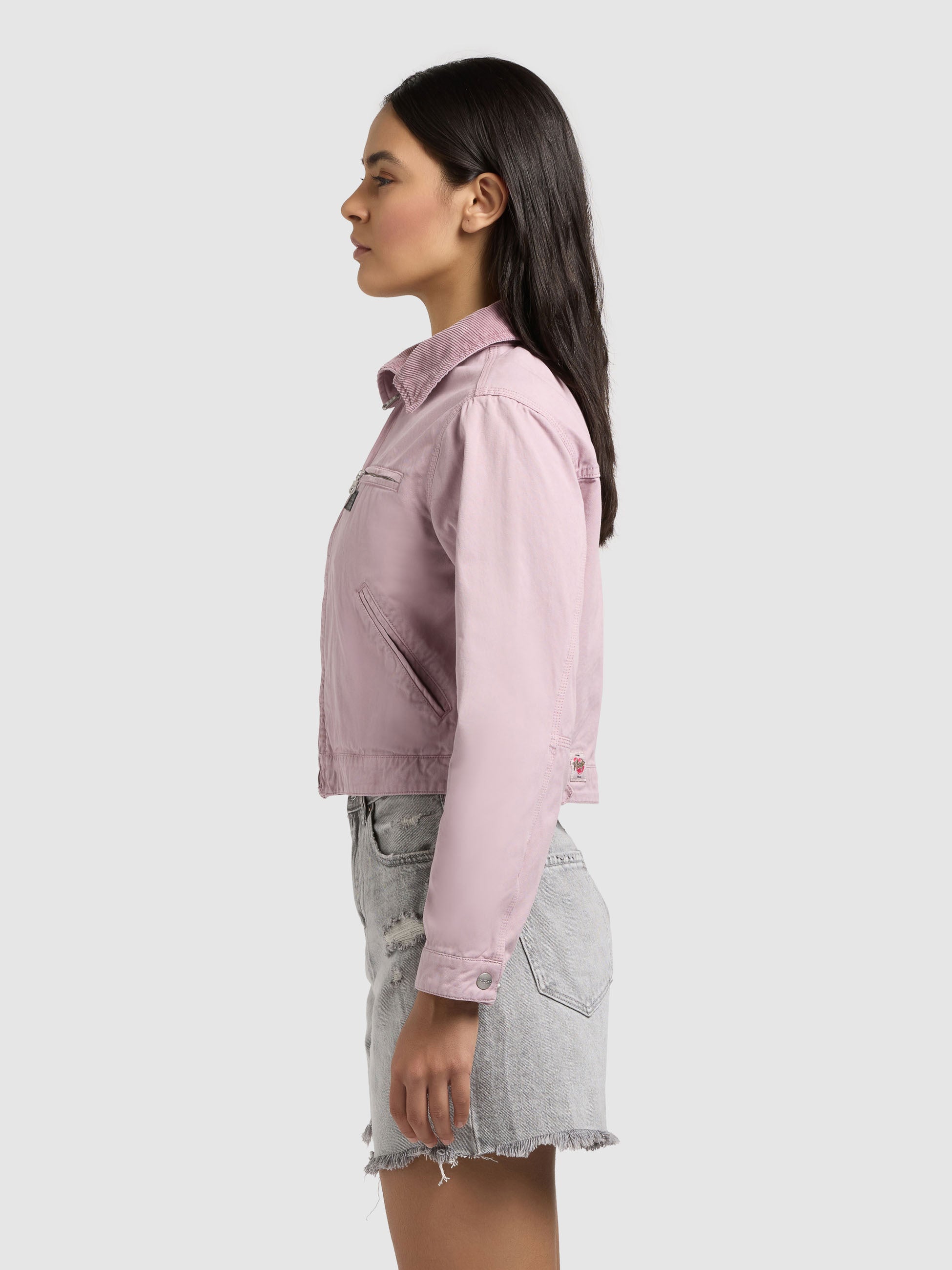 khujo-jacke-georgia-violet-cropped-sommerjacke-damen image 5
