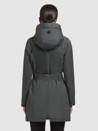 khujo-jacke-mosti-blaugrau-damen-sommerparka-trenchcoat image 3