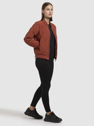 khujo-jacke-ange-rotbraun-stepp-bomberjacke-kurz-regular-fit image 6