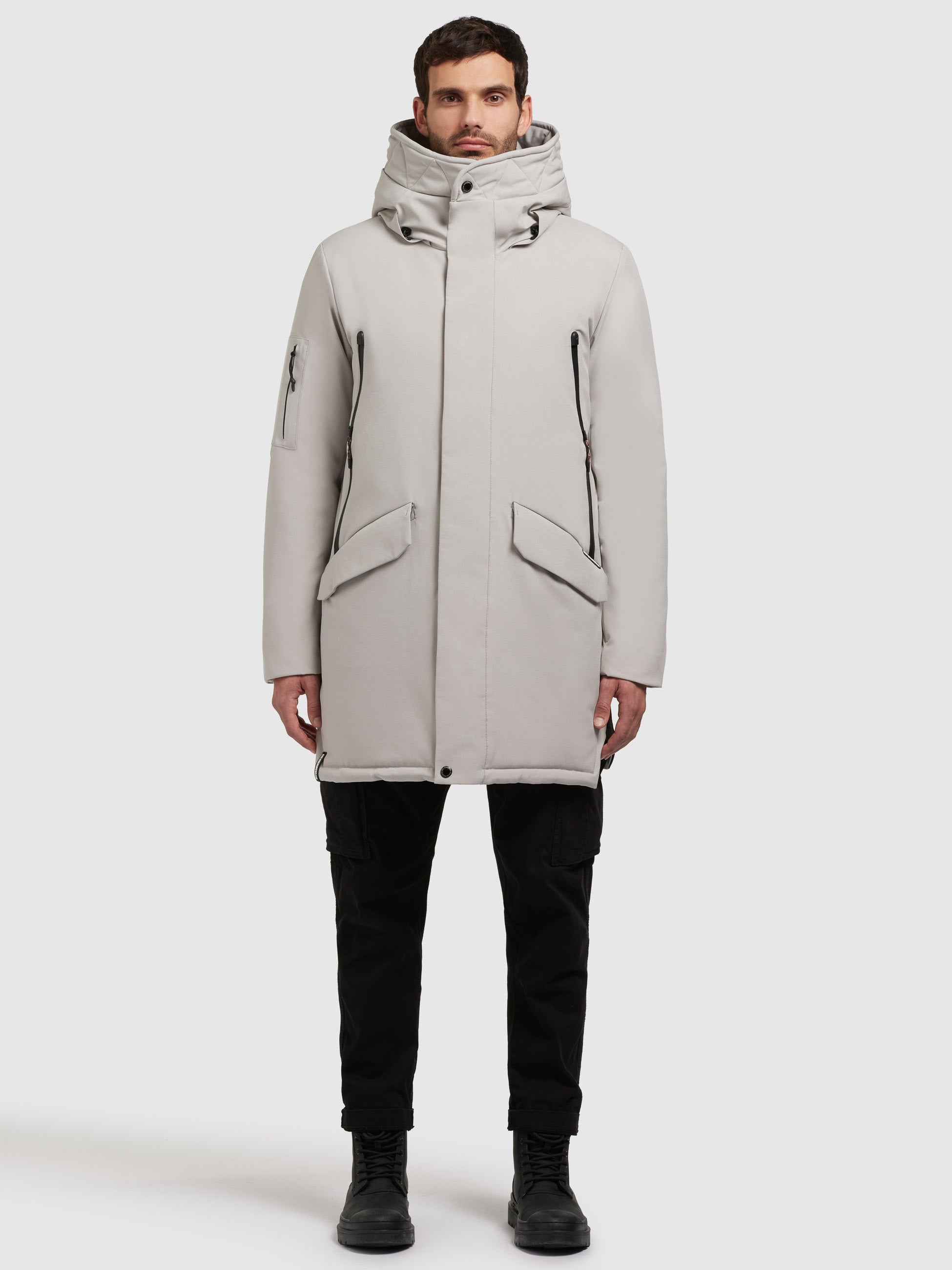 khujo-carl2-mantel-hellgrau-loose-fit-damen-winterparka image 1