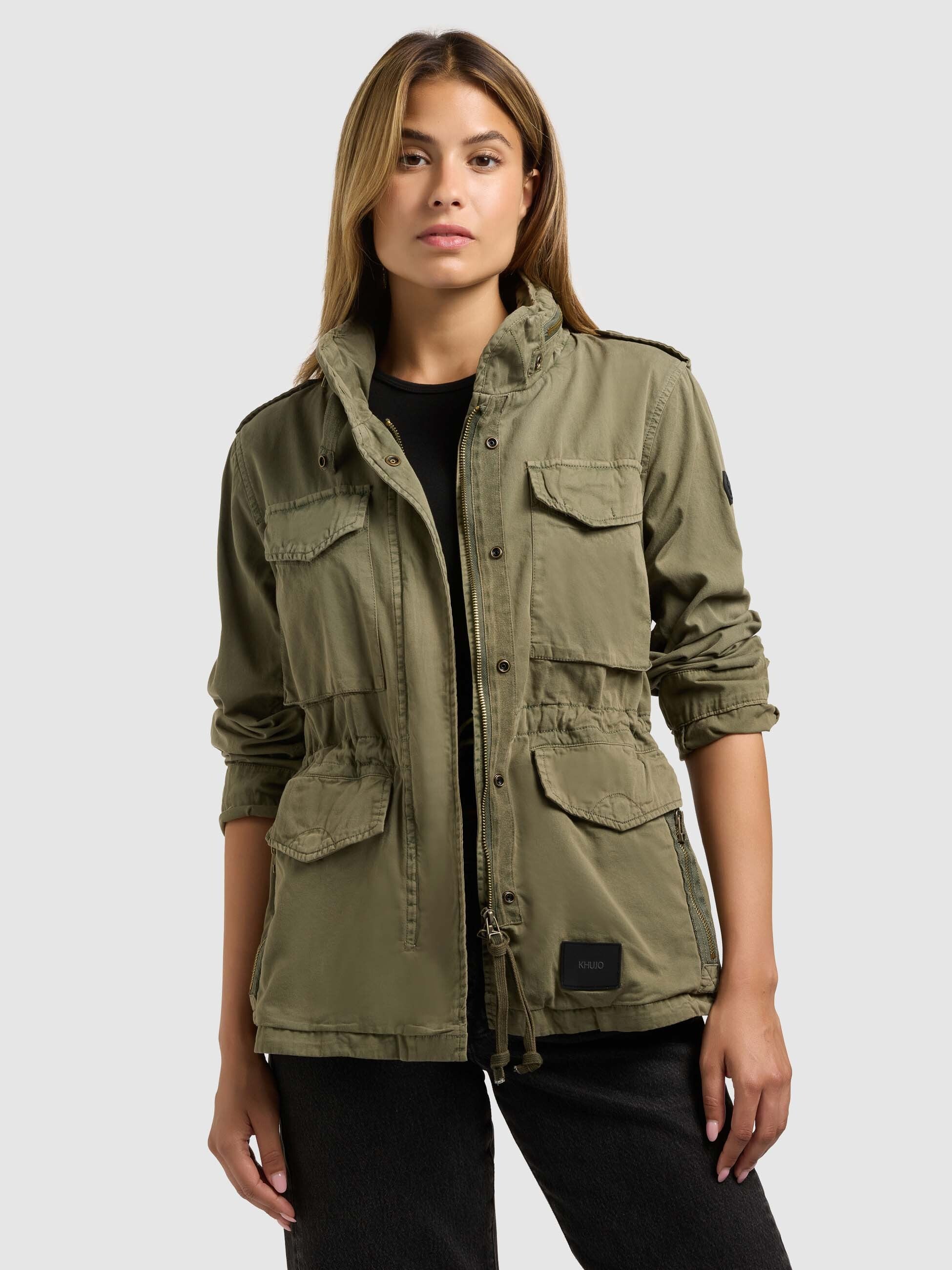 khujo-jacke-nori-olive-fieldjacke-cargojacke-f-r-damen image 7