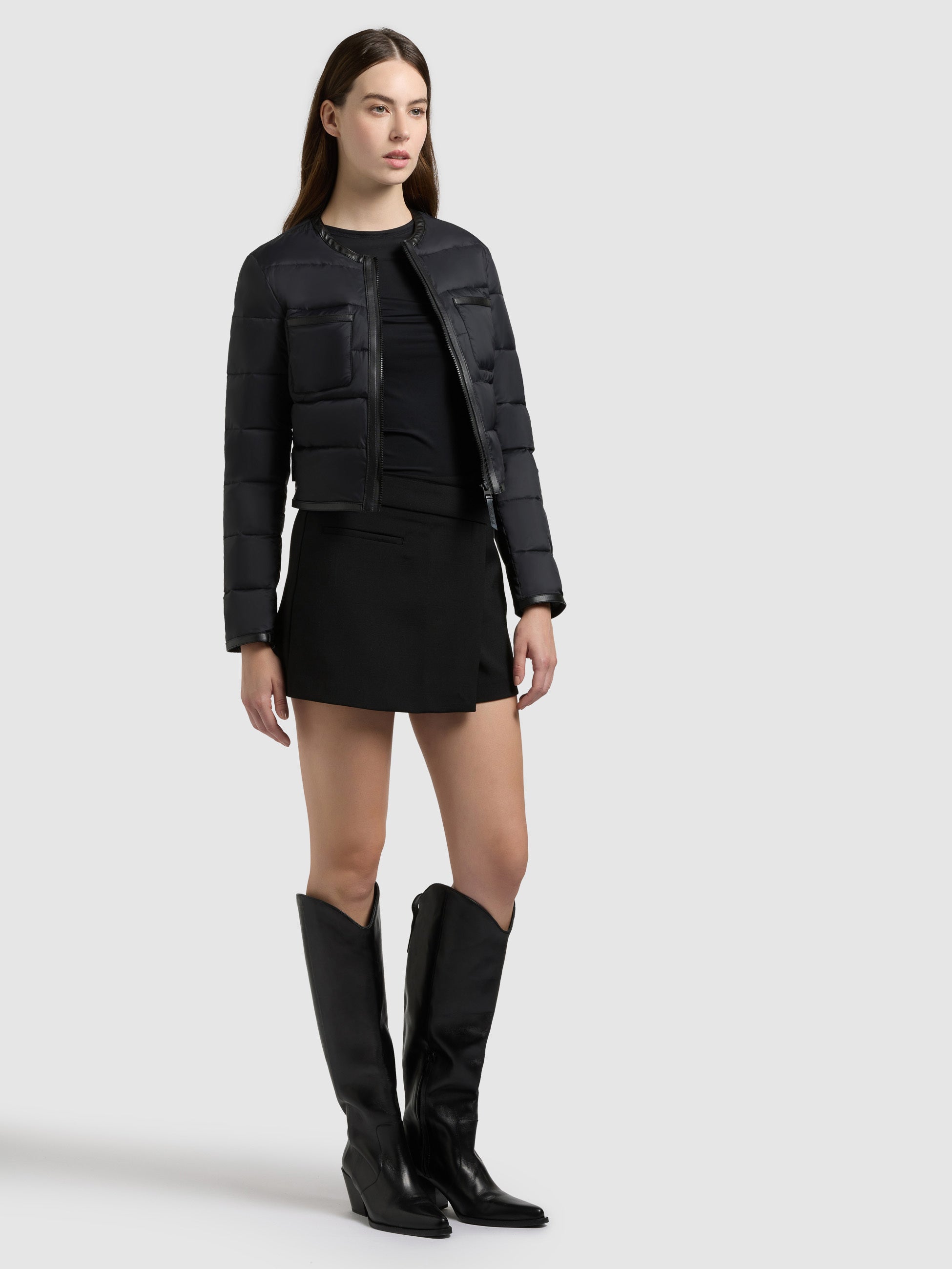 khujo-jacke-wanda-black-slim-fit-steppjacke-damen image 6