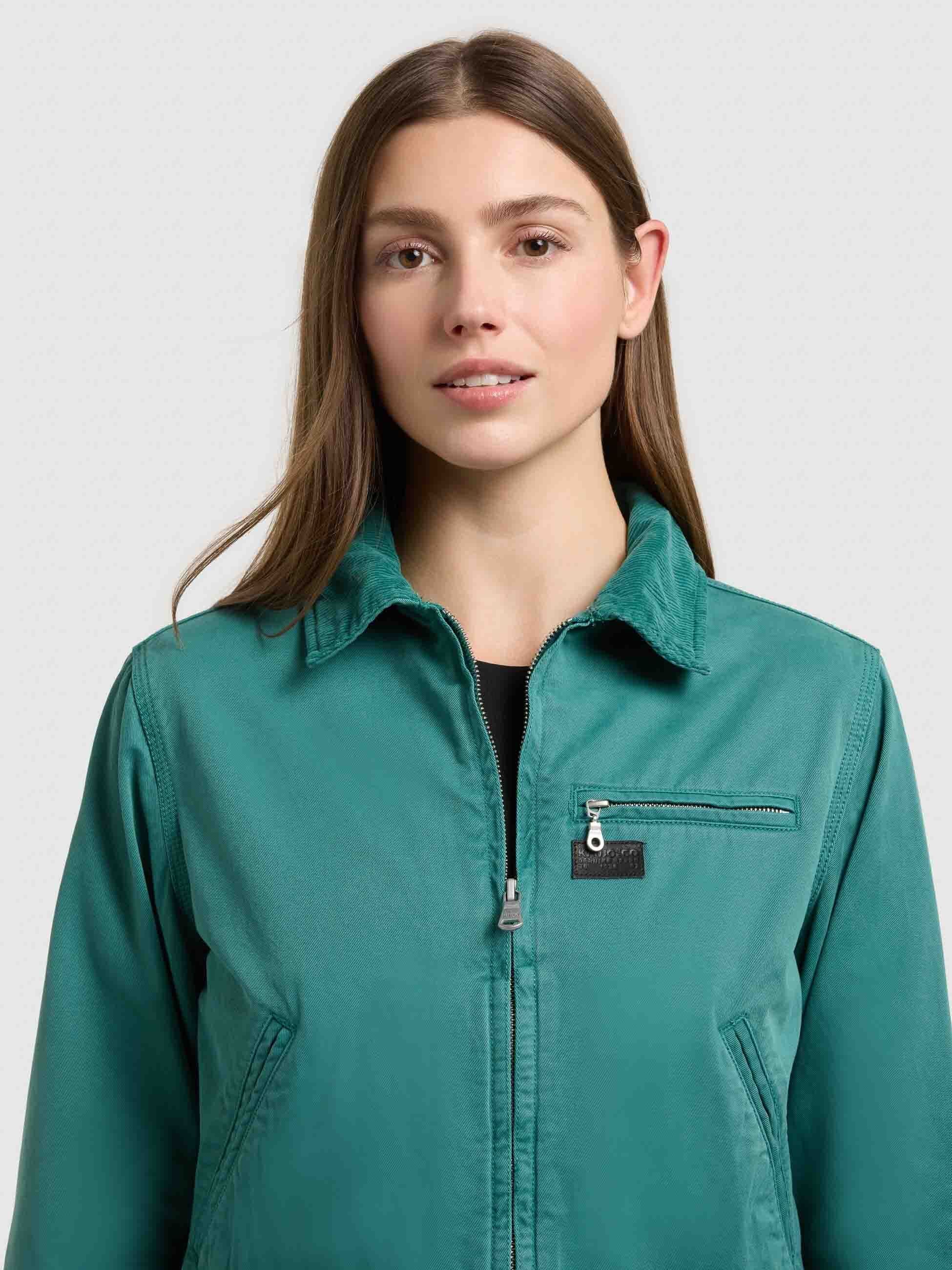 khujo-jacke-georgia-blouson-sommerjacke-north-sea-teal image 7