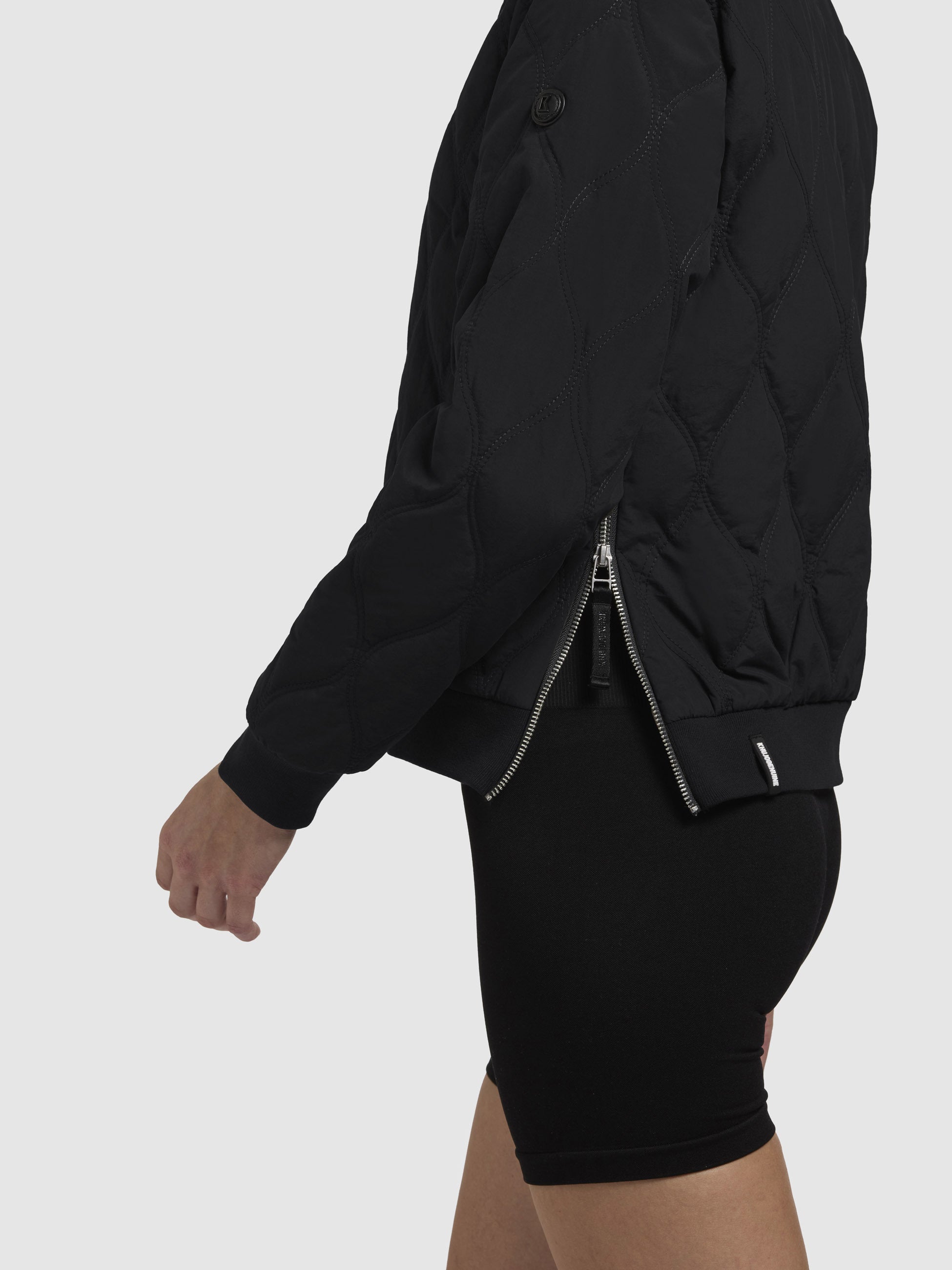 khujo-jacke-feen-schwarz-bomber-steppjacke-h-ftlang-f-r-damen image 8