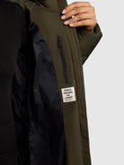 khujo-coat-jilias5-dark-green-gesteppter-damen-wintermantel image 8