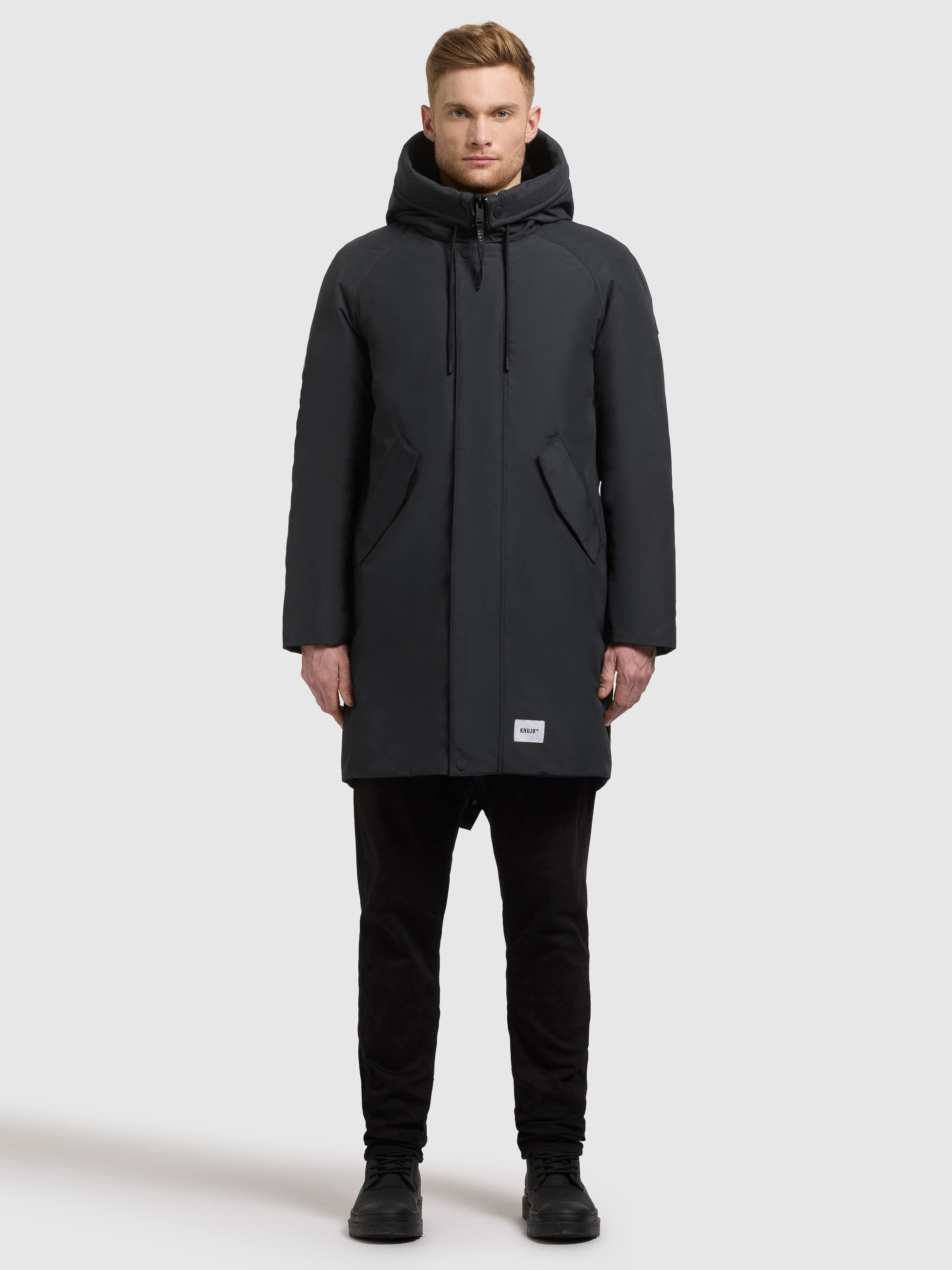 khujo-mantel-anth2-damen-parka-mantel-obrage-grey image 2