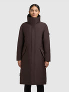 khujo-coat-collie-moody-plum-knielanger-damen-steppmantei-mit-stehkragen image 4