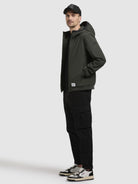 khujo-larm-bergangsjacke-dark-green image 2