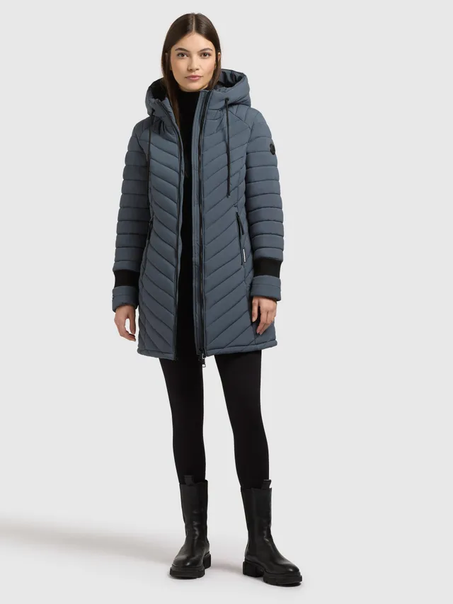 khujo-mantel-nita4-dim-blue-gesteppter-damen-kurzmantel image 1