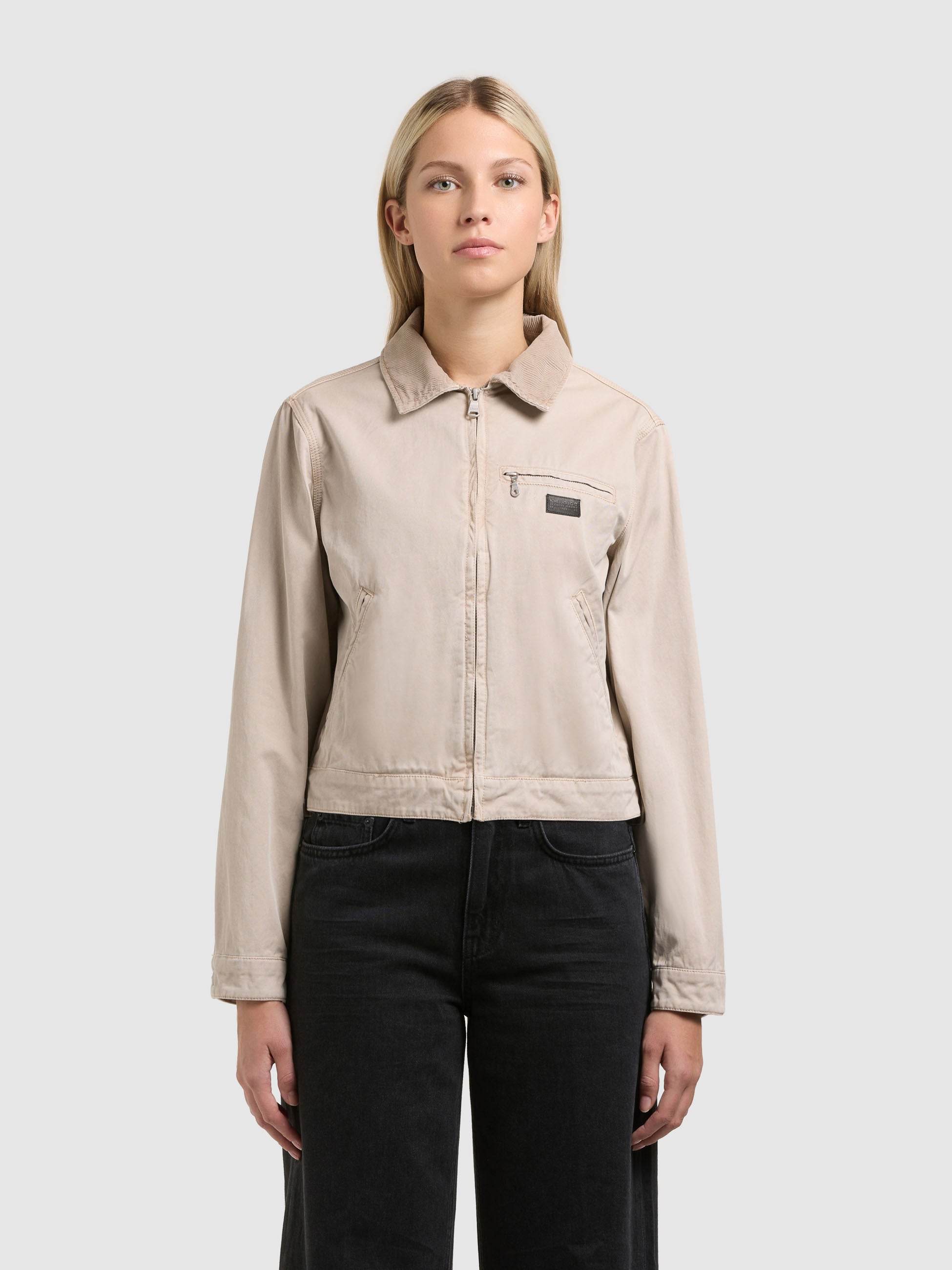 khujo-georgia-damen-sommerjacke-greige image 4